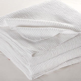 Κουβέρτα Υπέρδιπλη Summer Cotton White 220x240εκ.