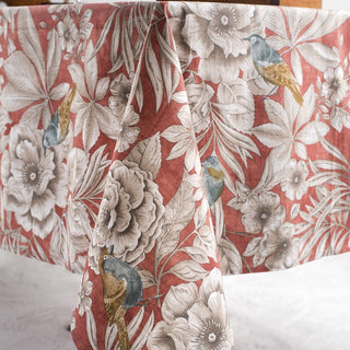 Ivy Terracotta Tablecloth