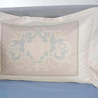 King Size Bed Sheets Napoli Ashley Blue Set of 4 pcs