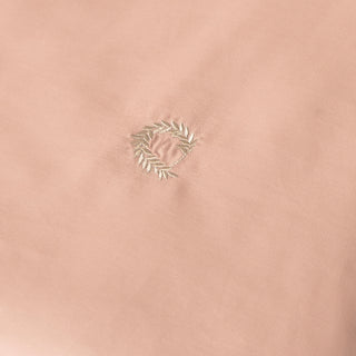 Σετ Σεντόνια Μονά Powder Pink/ Sand "Silk finish" 160x270