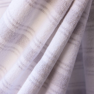 Πετσέτα Θαλάσσης Ally 90x180 White - Silver Grey
