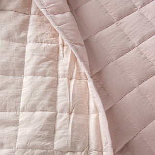 Κουβερλί Μονό "Silicone Fiber" Dusty Pink - Sand 160x220