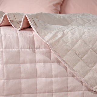Couvre-lit Silicone Fiber Dusty Pink - Sable 240x220