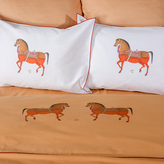 Σετ Σεντόνια Υπέρδιπλα Iranian Horse Κλειώ Sand 240x270