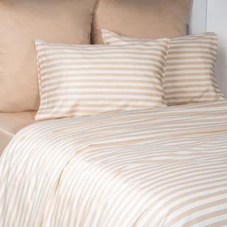 Σετ Σεντόνια King Stripe Sand 270x280