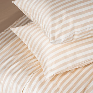 Σετ Σεντόνια King Stripe Sand 270x280