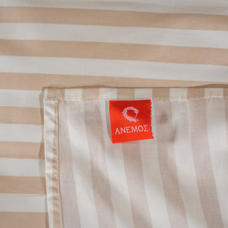 Σετ Σεντόνια King Stripe Sand 270x280