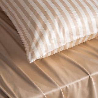 Σετ Σεντόνια King Stripe Sand 270x280
