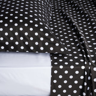 Σετ Σεντόνια Υπέρδιπλα Coquette Black 240x260