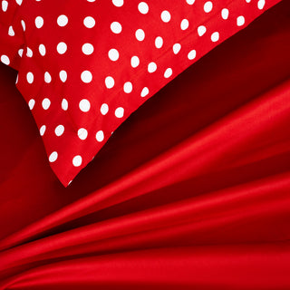 Σετ Σεντόνια Υπέρδιπλα Coquette Red 240x260