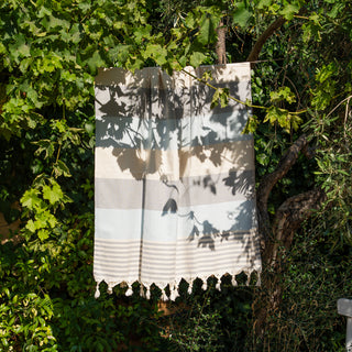 Πετσέτα Πλαζ Pestemal Stripes Ciel 100x180