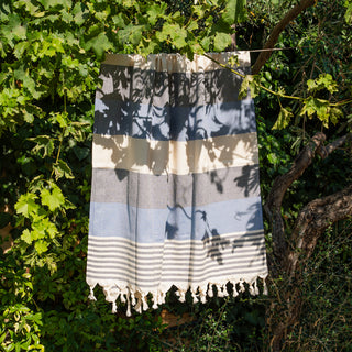 Πετσέτα Πλαζ Pestemal Stripes Blue 100x180