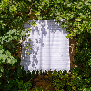 Πετσέτα Πλαζ Pestemal Eco Stripes Lila 100x180