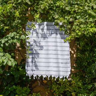 Πετσέτα Πλαζ Pestemal Eco Stripes Grey 100x180