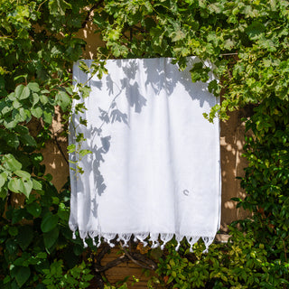 Πετσέτα Πλαζ Pestemal Eco Plain White 100x180