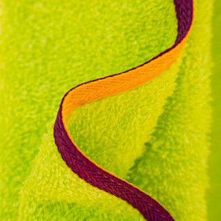 Πετσέτα Θαλάσσης Marinessa Καραβάκια Lime Gold-Purple 80x180