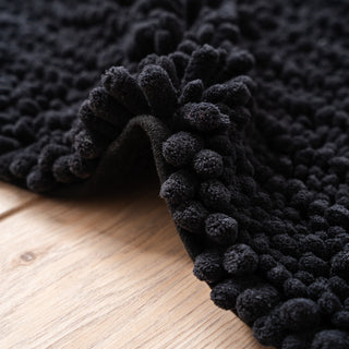 Πατάκι Μπάνιου Chenille Black 60x90