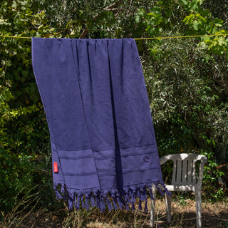 Πετσέτα Θαλάσσης 100% Βαμβακερή Purple 90x180