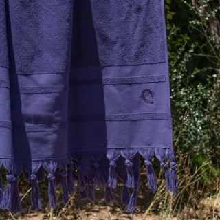 Πετσέτα Θαλάσσης 100% Βαμβακερή Purple 90x180