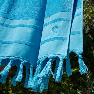 Πετσέτα Θαλάσσης 100% Βαμβακερή Turquoise 90x180