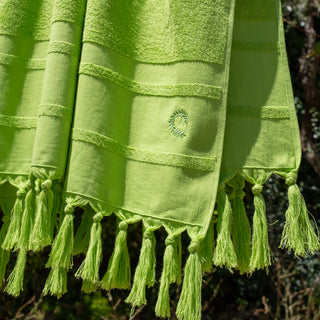 Πετσέτα Θαλάσσης 100% Βαμβακερή Green 90x180