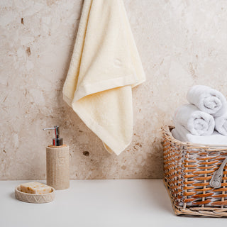 Πετσέτα Προσώπου Dobby Winter White 50x95cm