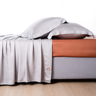 Σετ Σεντόνια Bamboo 300TC Grey - Mocca 240x270
