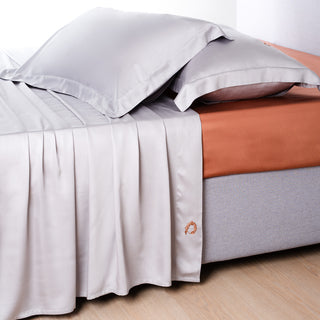 Σετ Σεντόνια Bamboo 300TC Grey - Mocca 240x270