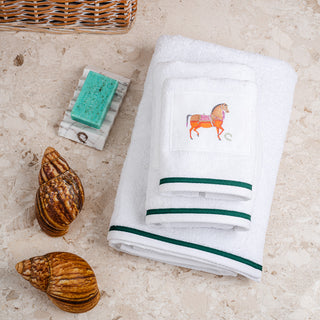 Σετ Πετσέτες Iranian Horse White-Green 3 TMX