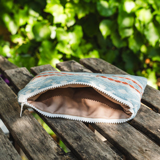 Handmade Τσαντάκι Mini Zipper Pouch Crete