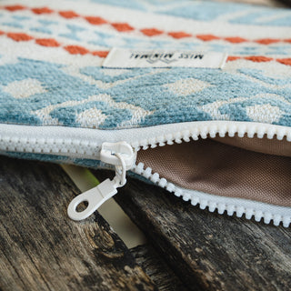 Handmade Τσαντάκι Mini Zipper Pouch Crete