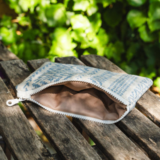 Handmade Τσαντάκι Mini Zipper Pouch Paroikia
