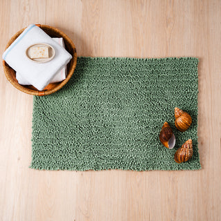 Πατάκι Μπάνιου Chenille Green 60x90