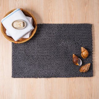 Πατάκι Μπάνιου Chenille Dark Grey 60x90
