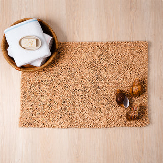 Πατάκι Μπάνιου Chenille Dark Beige 60x90