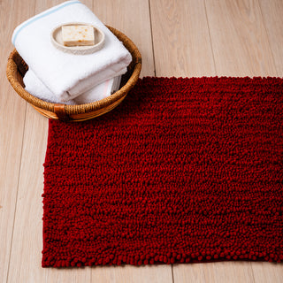Πατάκι Μπάνιου Chenille Red Wine 60x90