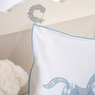 Σετ Σεντόνια Bebe Ermo Carousel White-Ciel 120x170