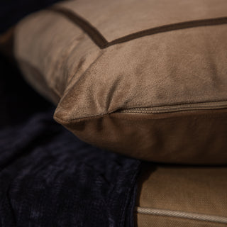 Coussin décoratif Rayure Rose 45x45cm.