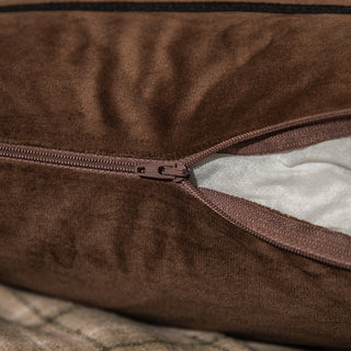 Διακοσμητική Μαξιλαροθήκη 45x45 Velur Hotel Line Brown