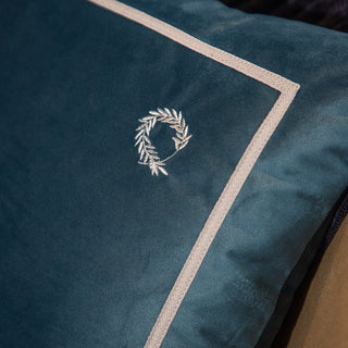 Διακοσμητική Μαξιλαροθήκη 45x45 Velur Hotel Line Petrol