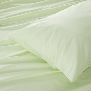 Ζεύγος Μαξιλαροθήκες Κλειώ με Φεστόνι 50x75 Frosted Mint