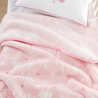 Babydecke FAETHO Carousel Pink 100x140cm.