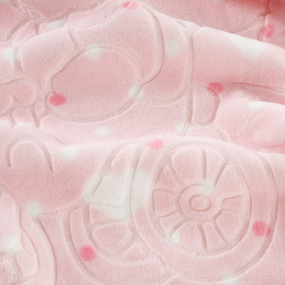 Babydecke FAETHO Carousel Pink 100x140cm.