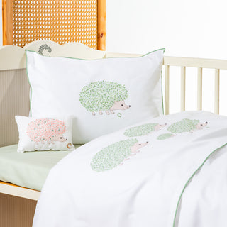 Σετ Σεντόνια Bebe Σκατζόχοιρος Frosted Mint 120x180