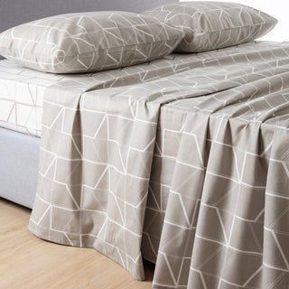Σετ Σεντόνια Υπέρδιπλα Comfort 240x270 Geometric