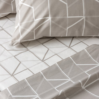 Σετ Σεντόνια Υπέρδιπλα Comfort 240x270 Geometric