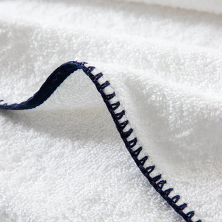 Σετ Πετσέτες Hotel Line White - Navy 3 TMX