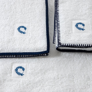 Σετ Πετσέτες Hotel Line White - Navy 3 TMX