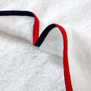 Σετ Πετσέτες Hotel Line White - Navy & Red 3 TMX
