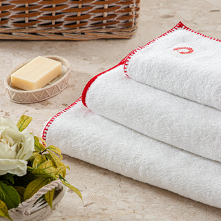 Σετ Πετσέτες Hotel Line White - Red 3 TMX